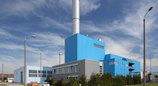 Außenaufnahme des Gas- und Dampfturbinen-Kraftwerks Bitterfeld Außenaufnahme des Gas- und Dampfturbinen-Kraftwerks Bitterfeld