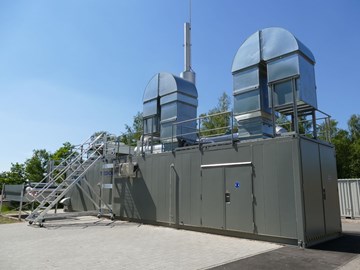 Außenaufnahme BHKW Zwickau Außenaufnahme BHKW Zwickau