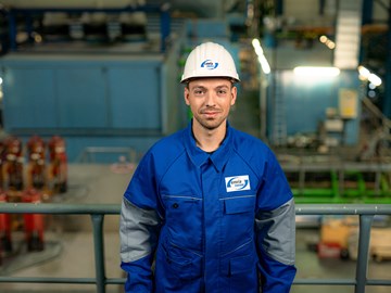 Mitarbeiter im Kraftwerk Mitarbeiter im Kraftwerk