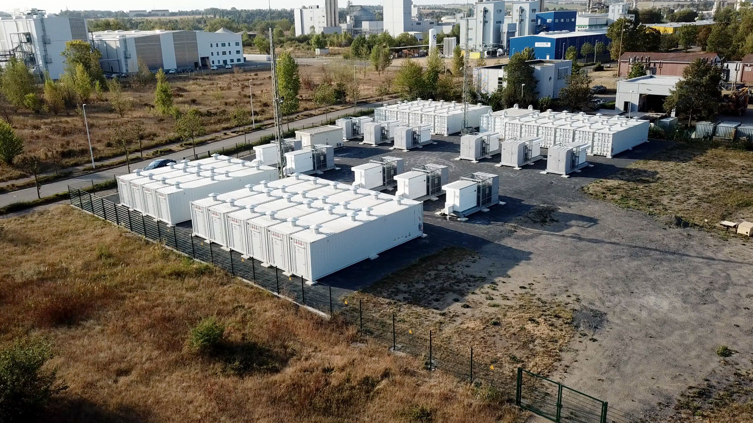 Batteriespeicher Elsteraue © Upside Group